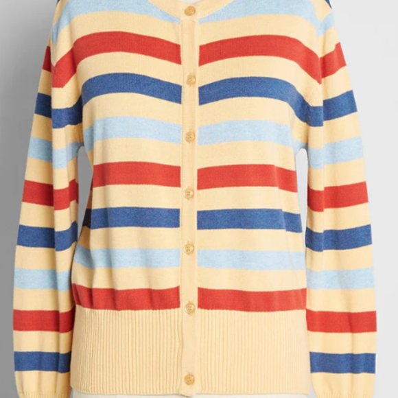 NWT Modcloth Hyped and Striped Cardigan - Picture 1 of 5